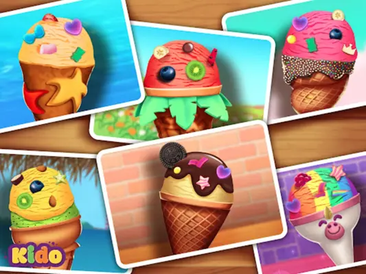 Ice Cream Making Game For Kids android App screenshot 0