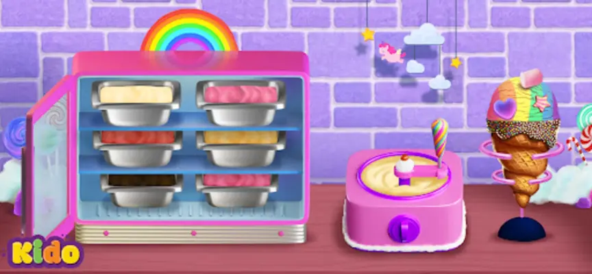 Ice Cream Making Game For Kids android App screenshot 9