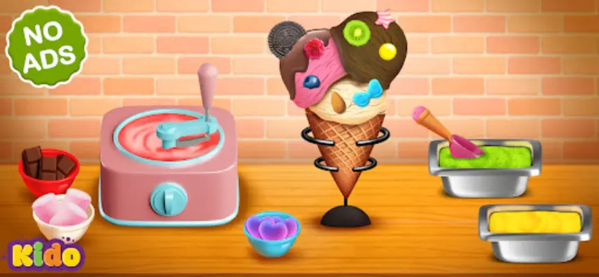 Ice Cream Making Game For Kids android App screenshot 11