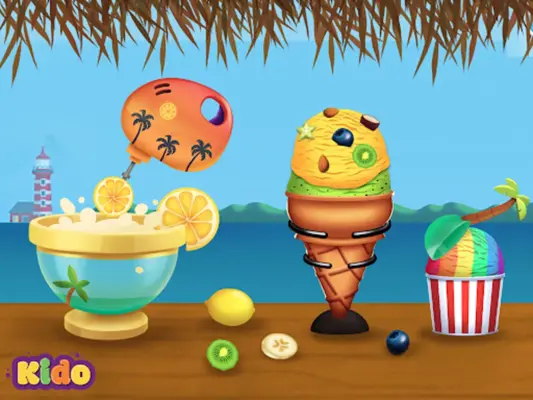 Ice Cream Making Game For Kids android App screenshot 1