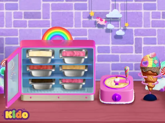 Ice Cream Making Game For Kids android App screenshot 3