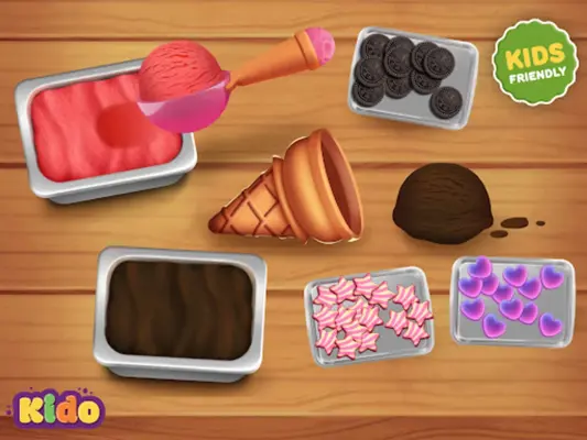 Ice Cream Making Game For Kids android App screenshot 4