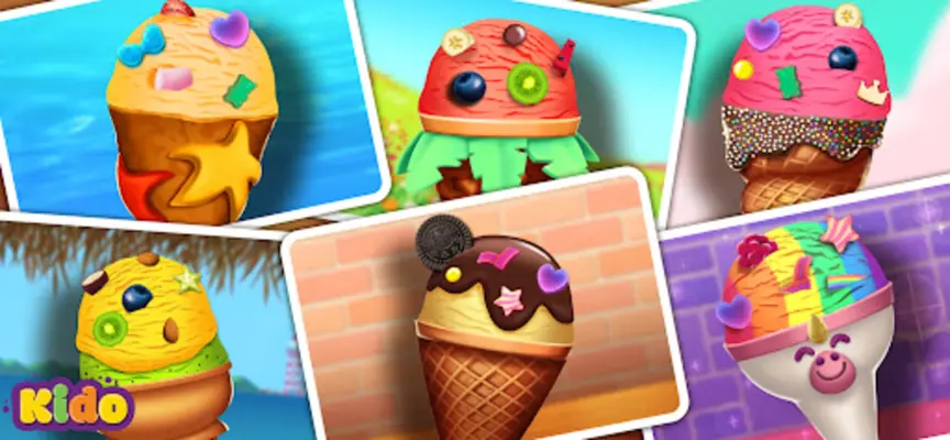 Ice Cream Making Game For Kids android App screenshot 6