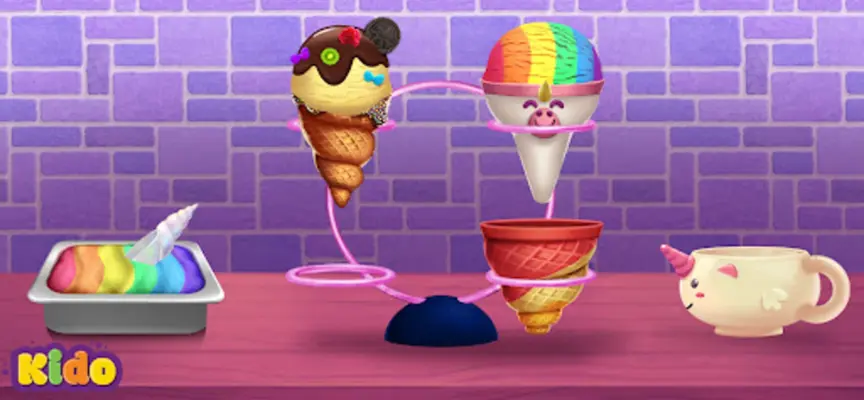 Ice Cream Making Game For Kids android App screenshot 8